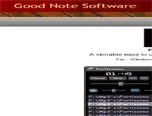 Tablet Screenshot of goodnotesoftware.com